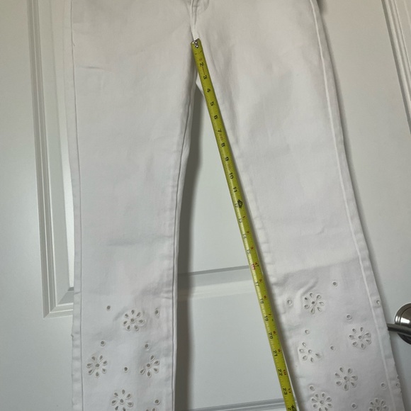 NWT Polo Ralph Lauren Womens The Tompkins Mid Rise Skinny Crop Jeans White Sz 29 - Picture 5 of 16